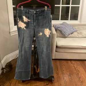 Anthropologie Pilcro high-rise trouser bootcut